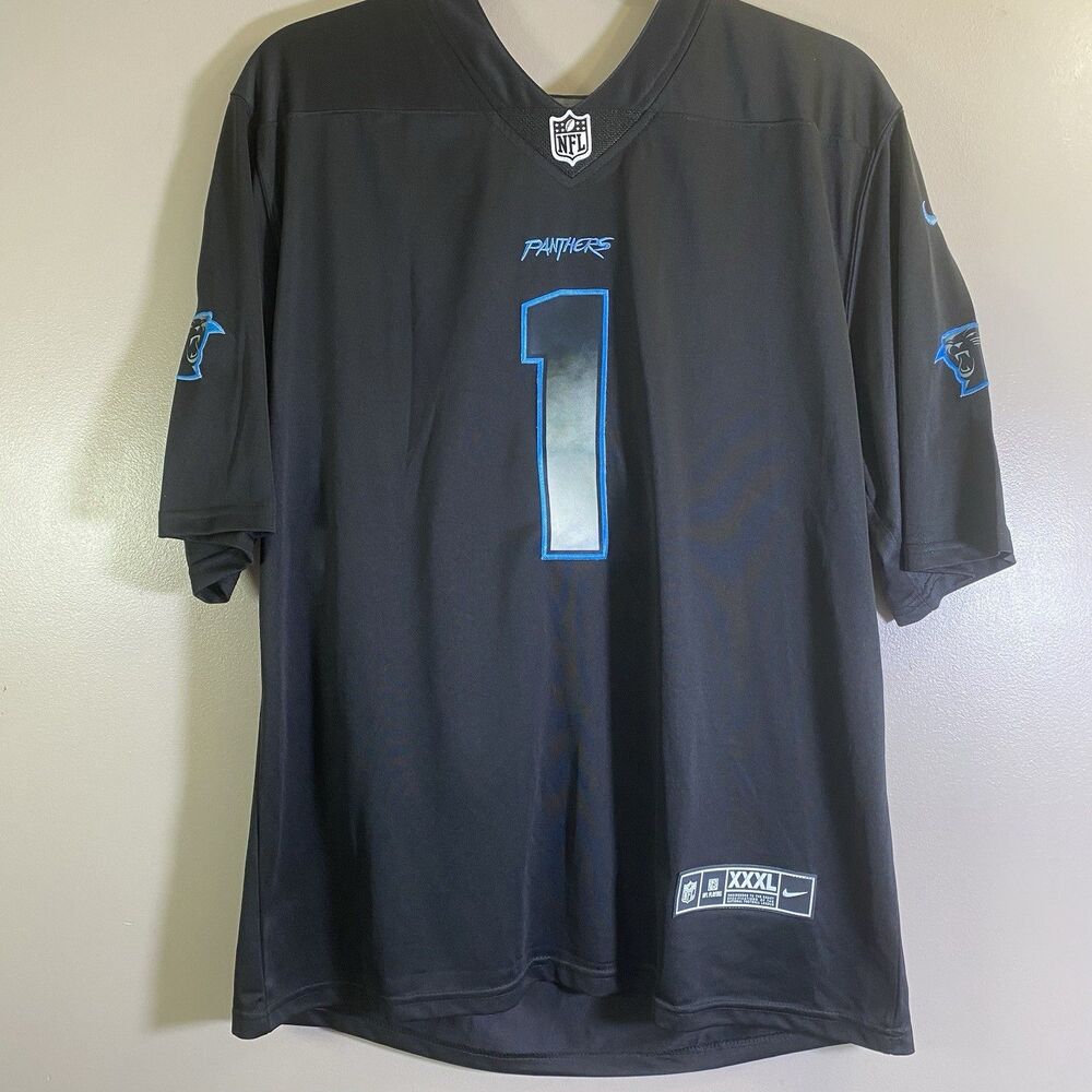 Nike On Field Stitched Cam Newton Carolina Panthers #1 Jersey Men's 3XL NFL